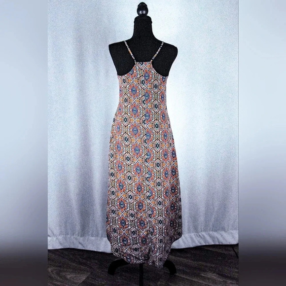 Xhilaration Floral Design Strappy Maxi Dress sz XS - Picture 3 of 5